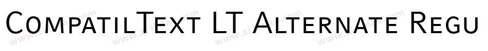 CompatilText LT Alternate Regular Small Caps字体转换